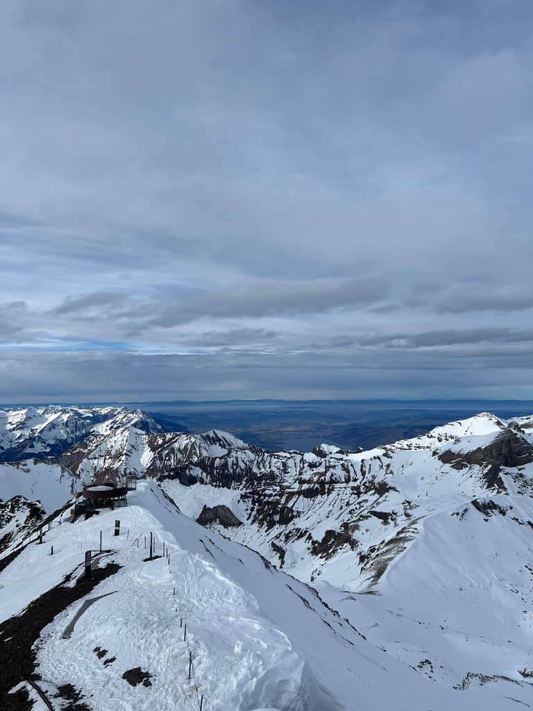 Blick vom Schilthorn Richtung Thunersee